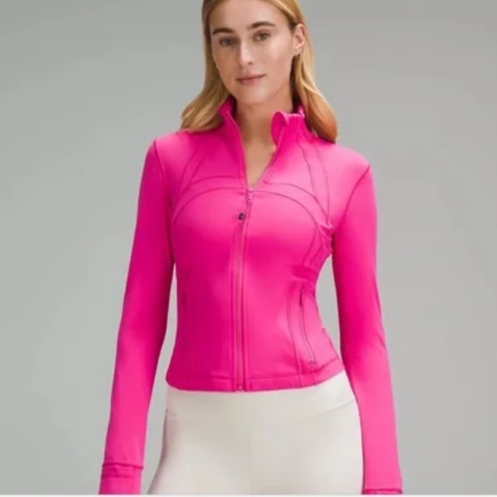 lululemon Define Cropped Jacket - Sonic Pink!